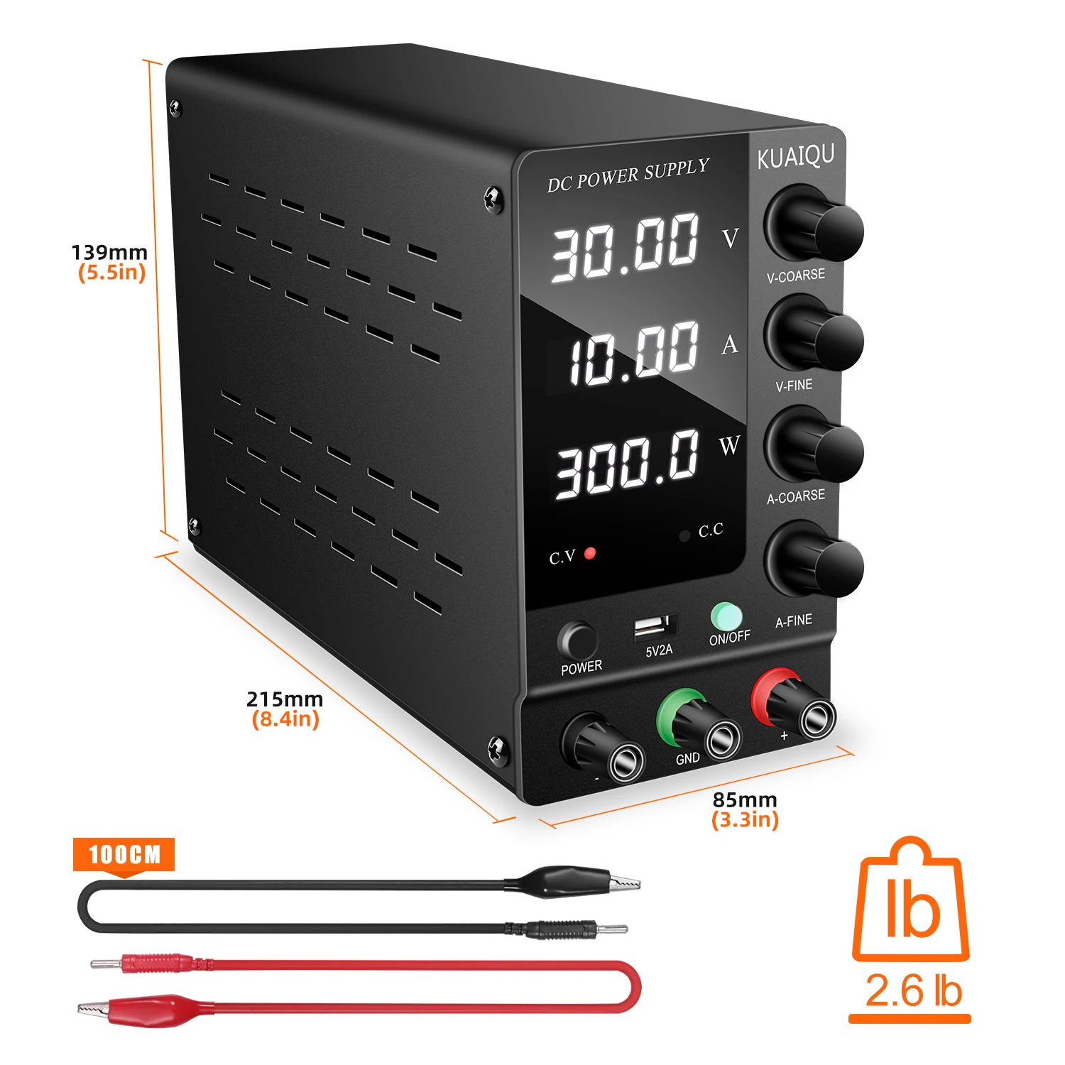 NICE-POWER SPS-C3010 30V 10A可変電源、デジタル安定器付き