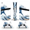 Mélange de couleurs The Great Wave Off Kanagawa Pattern TEXPF002WS