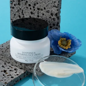 Private Label Face Gentle and Non-Irritating Soothing & Repairiing Face Cream for Sensitive Skin