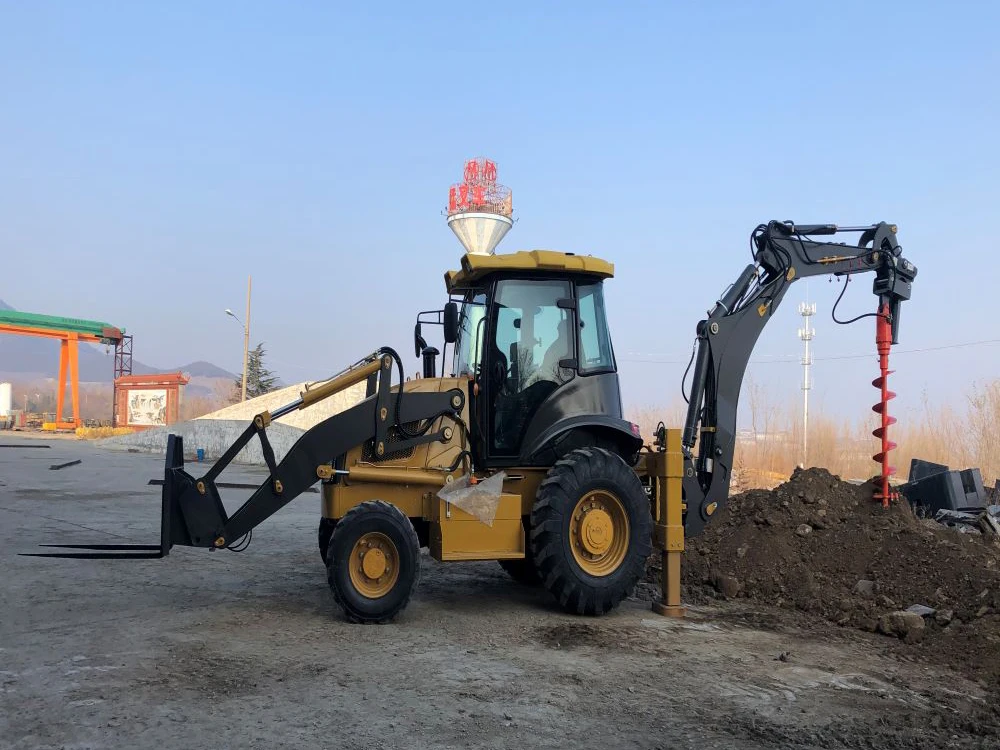 2025 New Design Backhoe Wheel Loader SBH388T Front End Loader With Optional Attachment Hot Sale in Peru Chile UAE