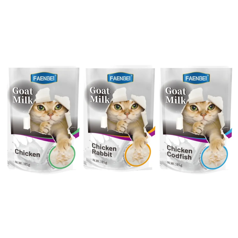 Agent Recruit FAENBEI Cat Snacks Pet Food Wet Food Goat Milk Pouch 85g