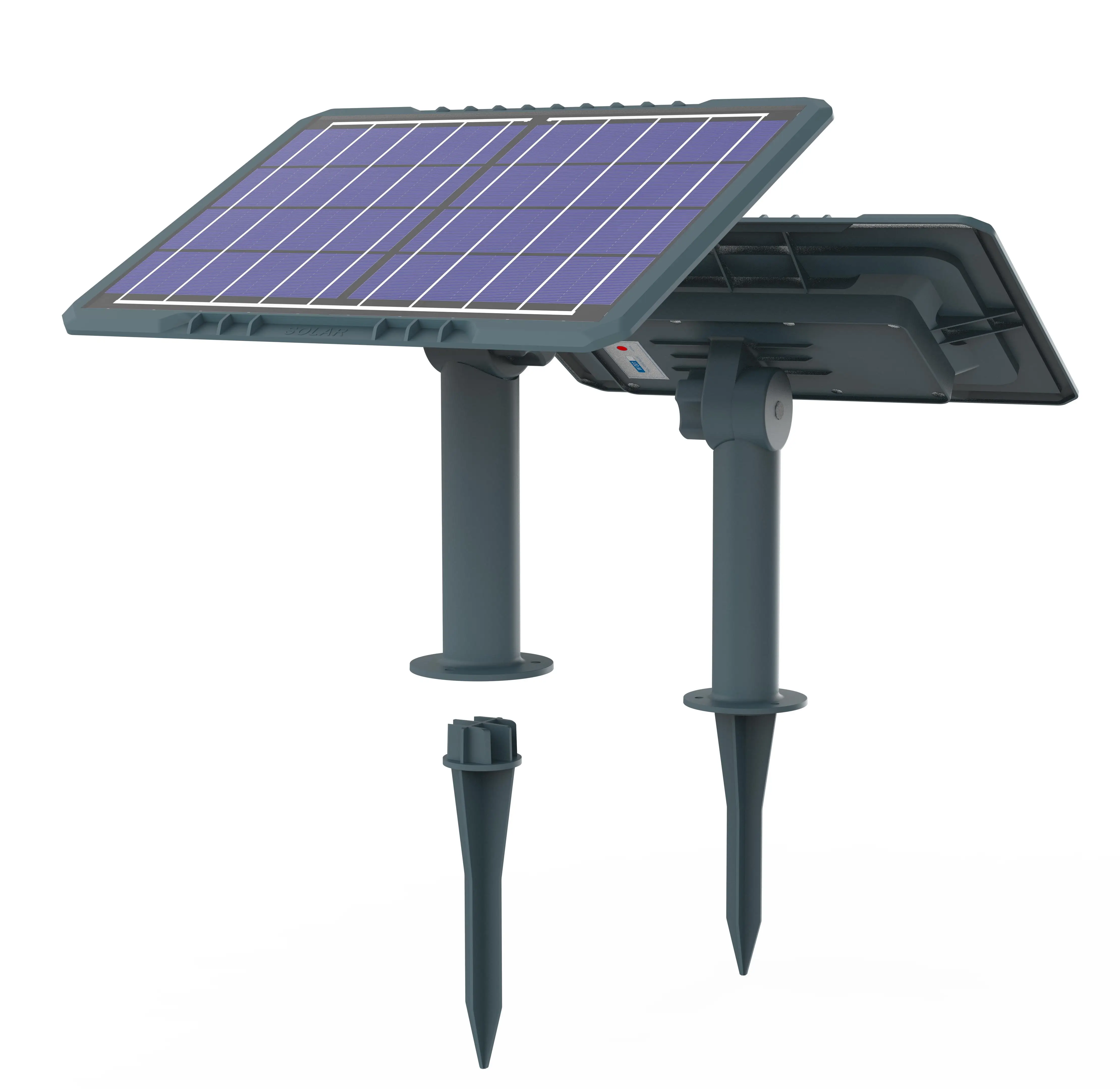 Solar Spike Pathway Courtyard Landscape Lawn Spike Wall Mounted Outdoor Garden ...