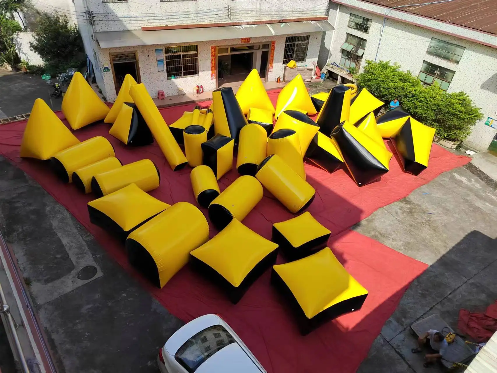 High Quality Cheap Inflatable Bunkers Inflatable Airsoft Bunker