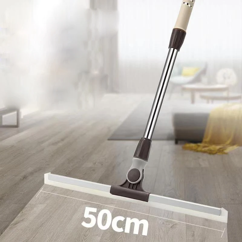 BBA189 Rotatable Clean Convenience Silicone Multifunctional Broom Wiper Mop Bathroom Window Home Floor Wiper