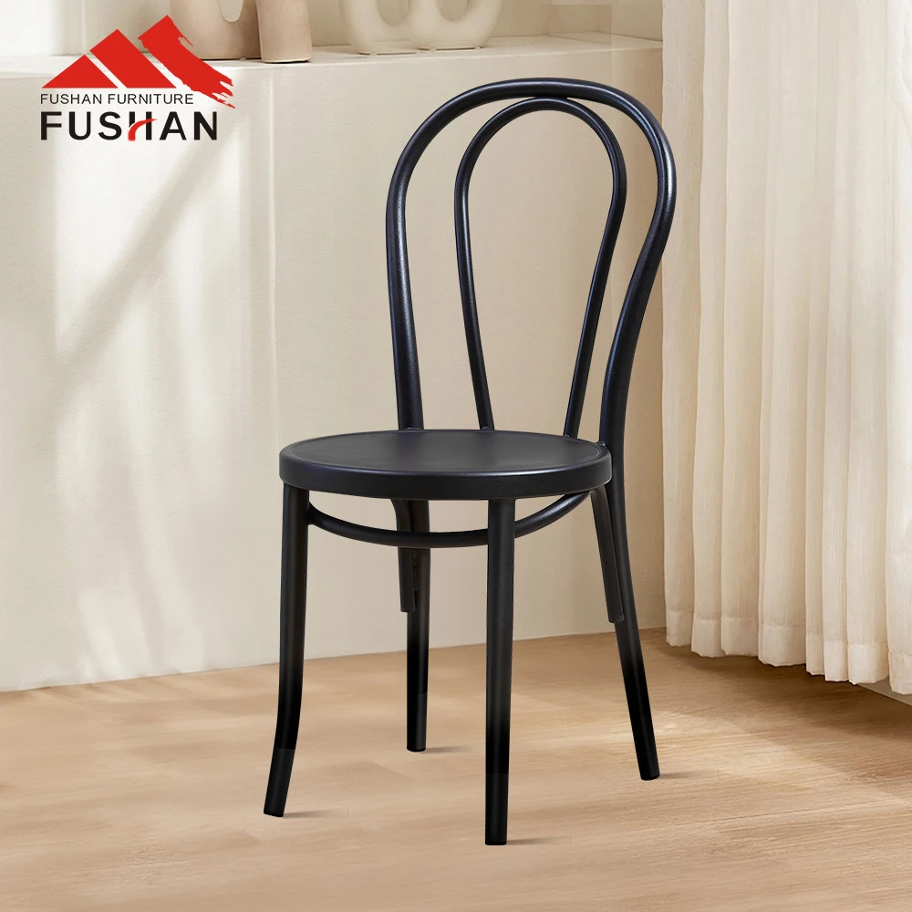 Fushan Furniture Wedding Events Chairs Outdoor Metal Dining Chair