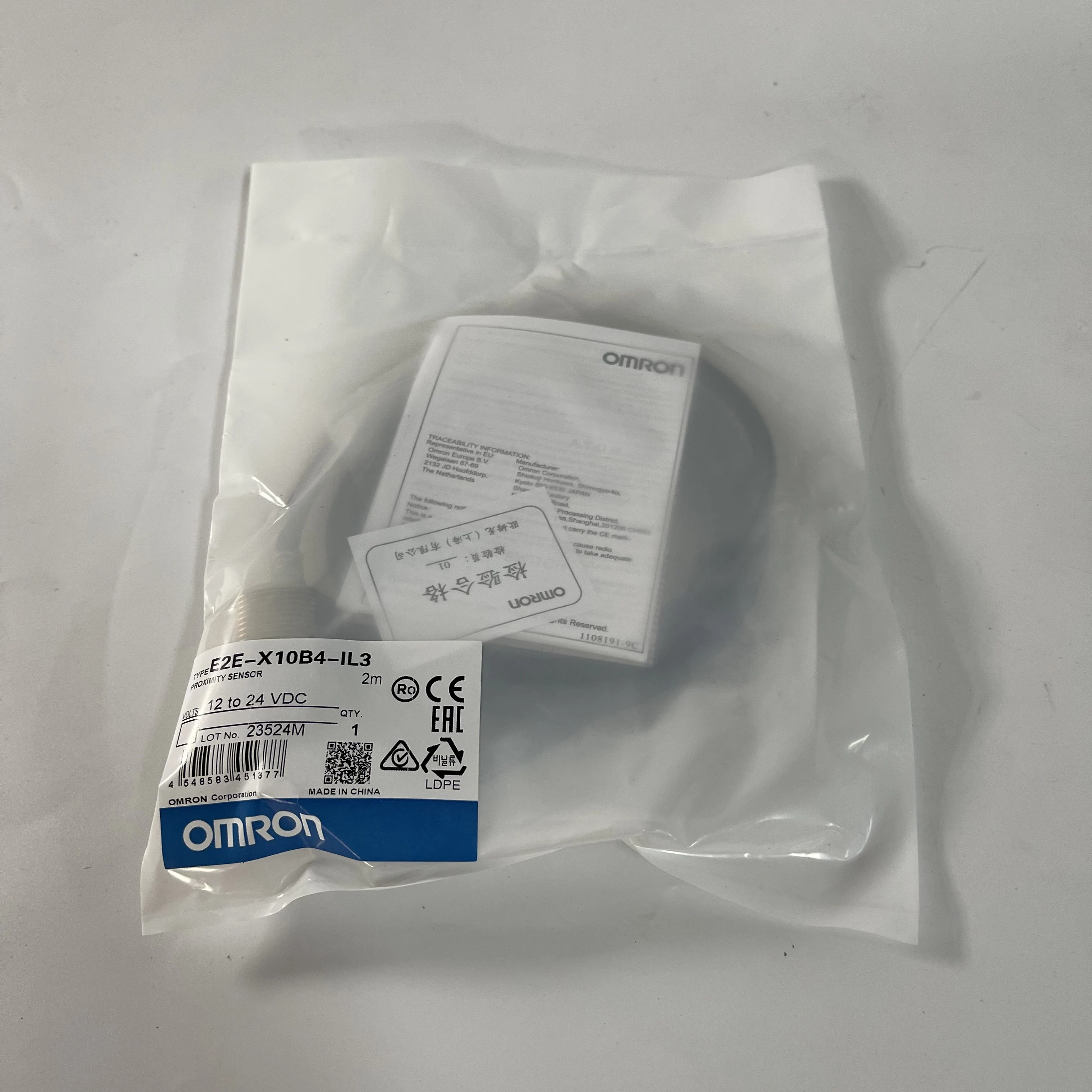 OMRON Proximity Sensor E2E-X10B4-IL3