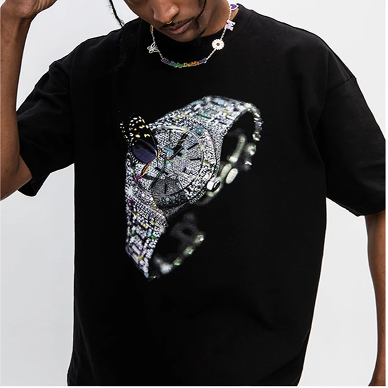 boohooMAN Plus Size Pour Homme Y2K Star Print T-Shirt