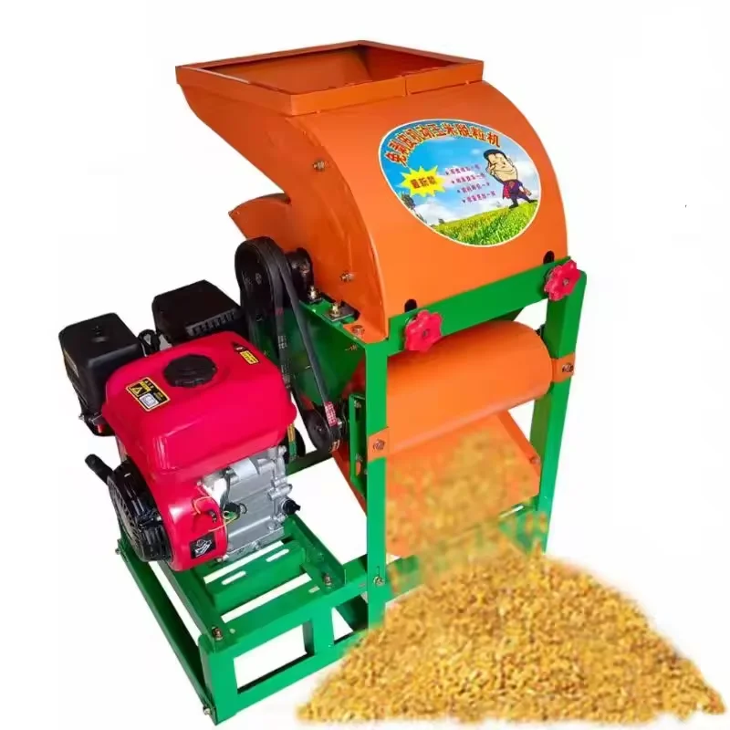 High Quality Multifunction Gasoline Diesel Engine Corn Thresher Sheller Large Capacity Electric Maize Corn Thresher Machine