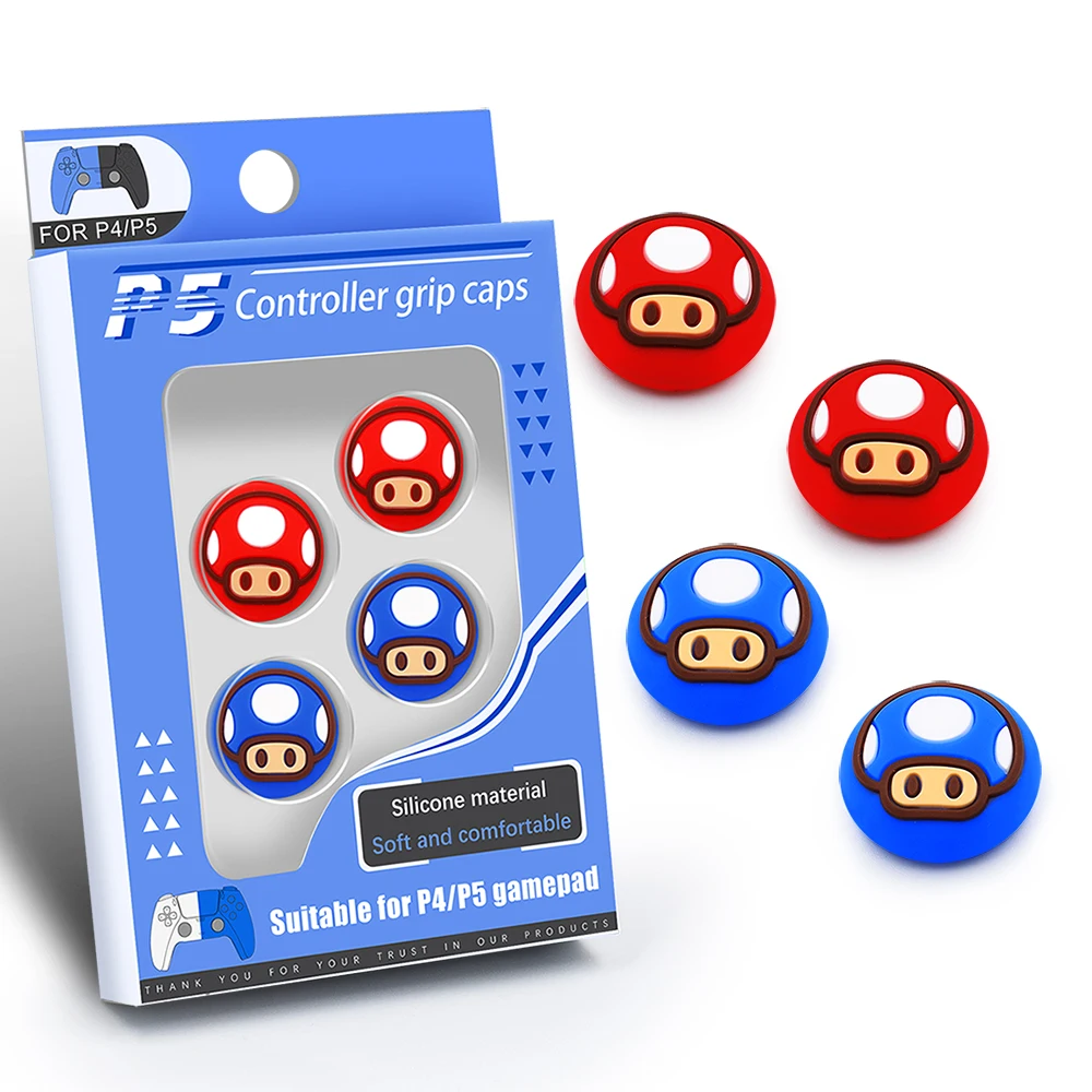 PS5 P4XボックスシリーズOne360ジョイスティック用4pcsソフトシリコン