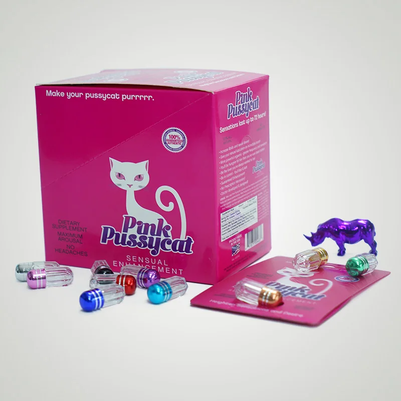 3d Card Pink Pussy Cat Blue Red Rhino 7 Platinum 5000 3000 Male Sexual