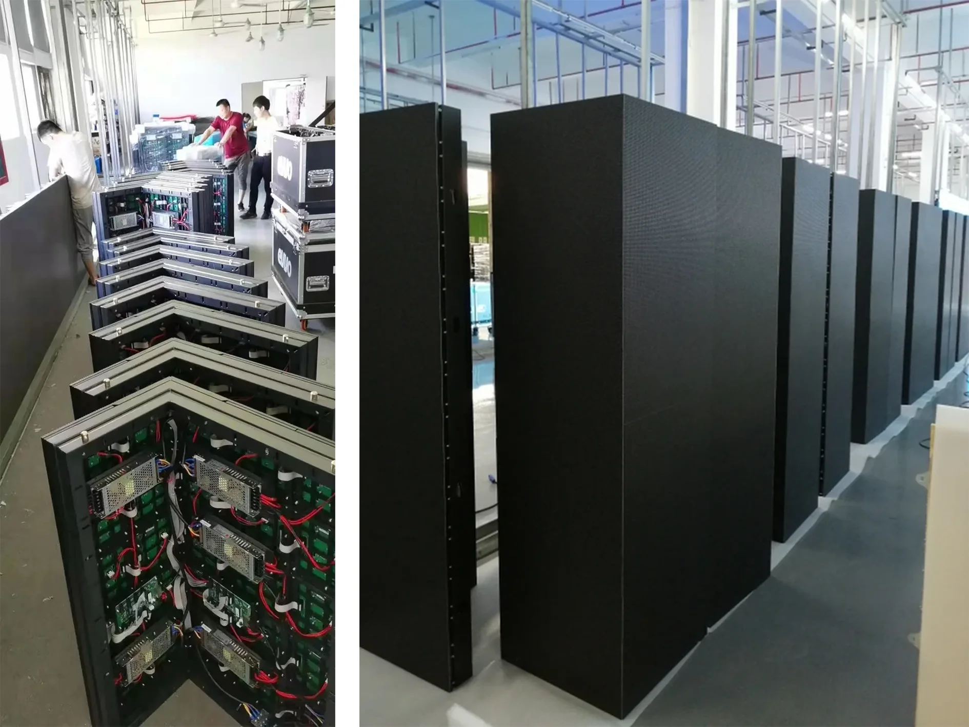 Led Display Panel Cube Column Led Wall Ceiling Digital 3D  Led Screen Indoor 3D Advertising LED Screen
