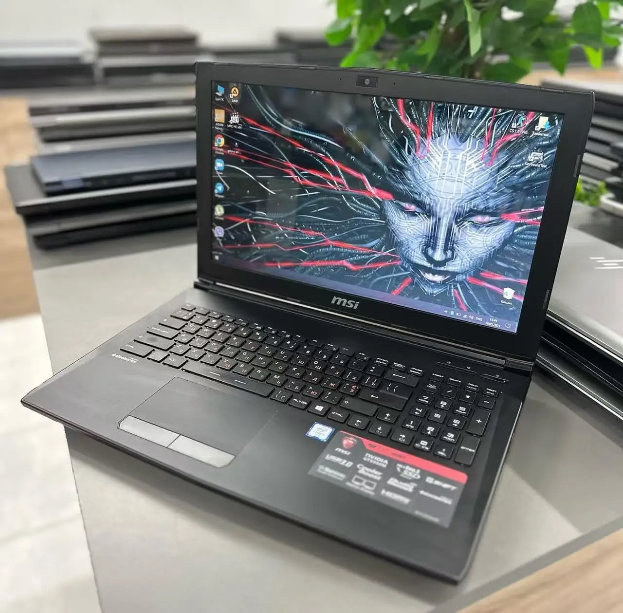 High quality15.6inch GL62M core I7-7700 16G  512G SSD GTX1050(4G) for gaming laptop MSI