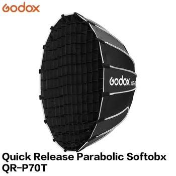 Godox Softbox Accessories QR-P70T 70CM Quickly Release Parabolic Softbox for Video LED Light Live Broadcast Bowens Studio Flash detail image