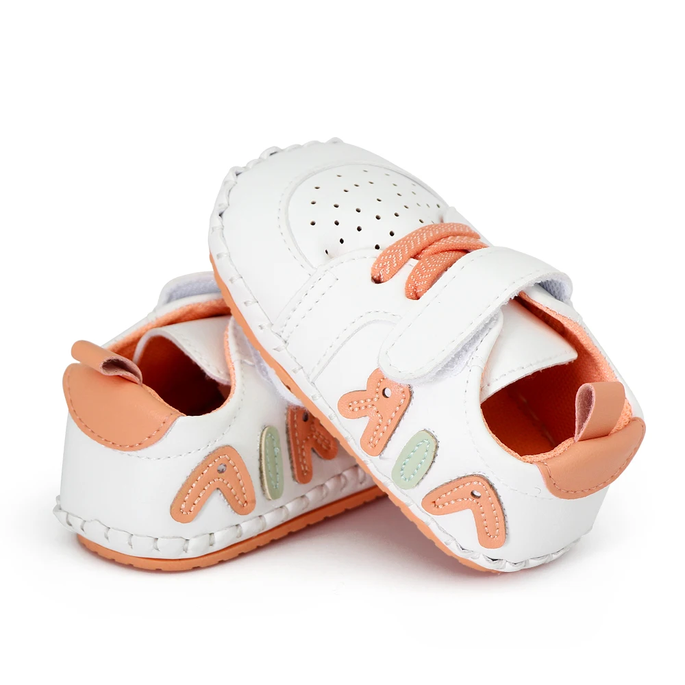 Infant Baby Boys Girls' Pu Leather Sneakers Soft Anti-Slip Soft Sole Newborn Toddler Baby First Walker Outdoor Shoes Crib Shoes supplier