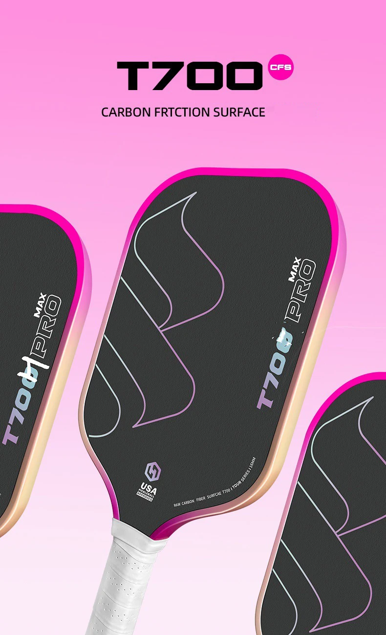 product 2025 rough surface persesus pro iv pickleball paddle 16mm 14mm gen4 core raw toray t700 carbon fiber usapa approved-3