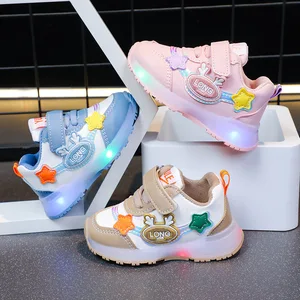 Fashion LED Light Children's Shoes Kids Casual Shoes Led Shoe Boys Girls Lighted Sneakers for Kids