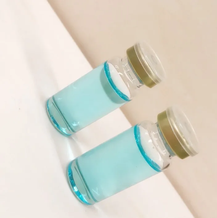 Private Label Custom Logo Anti Wrinkle Face Firming Hydrating Blue Copper Peptide Face Serum Ampoule