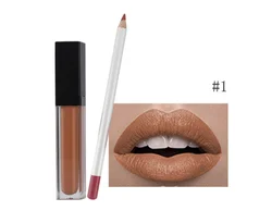 Новое поступление длительный губная помада тени слеза тянуть мерцающий блеск удивительные 6 видов цветов водонепроницаемый макияж матовых оттенков модная пикантная