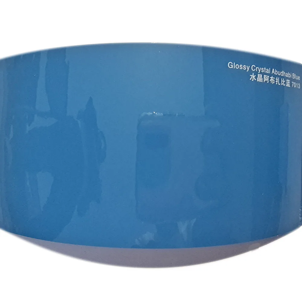 TSAUTOP Vehicle Vinyl Wrap - Super Glossy Crystal Blue