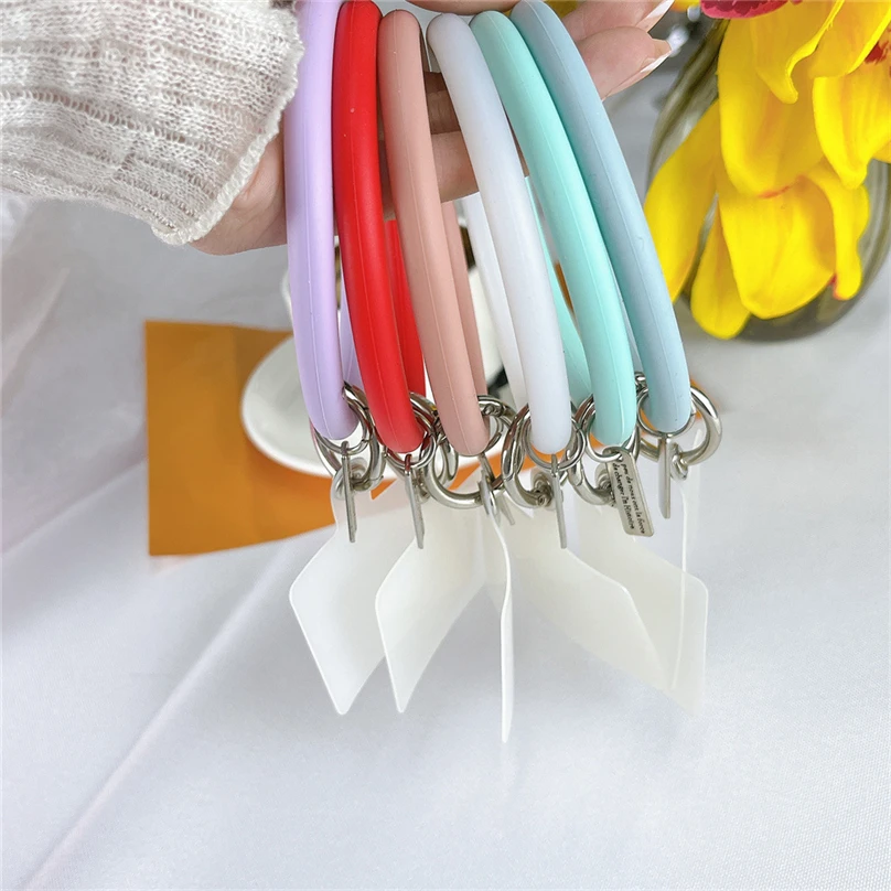 Universal Hanging Ring For Mobile Phone Soft Silicone Lanyard Strap Anti-Lost Bracelet for iPhone Xiaomi Samsung Keychain