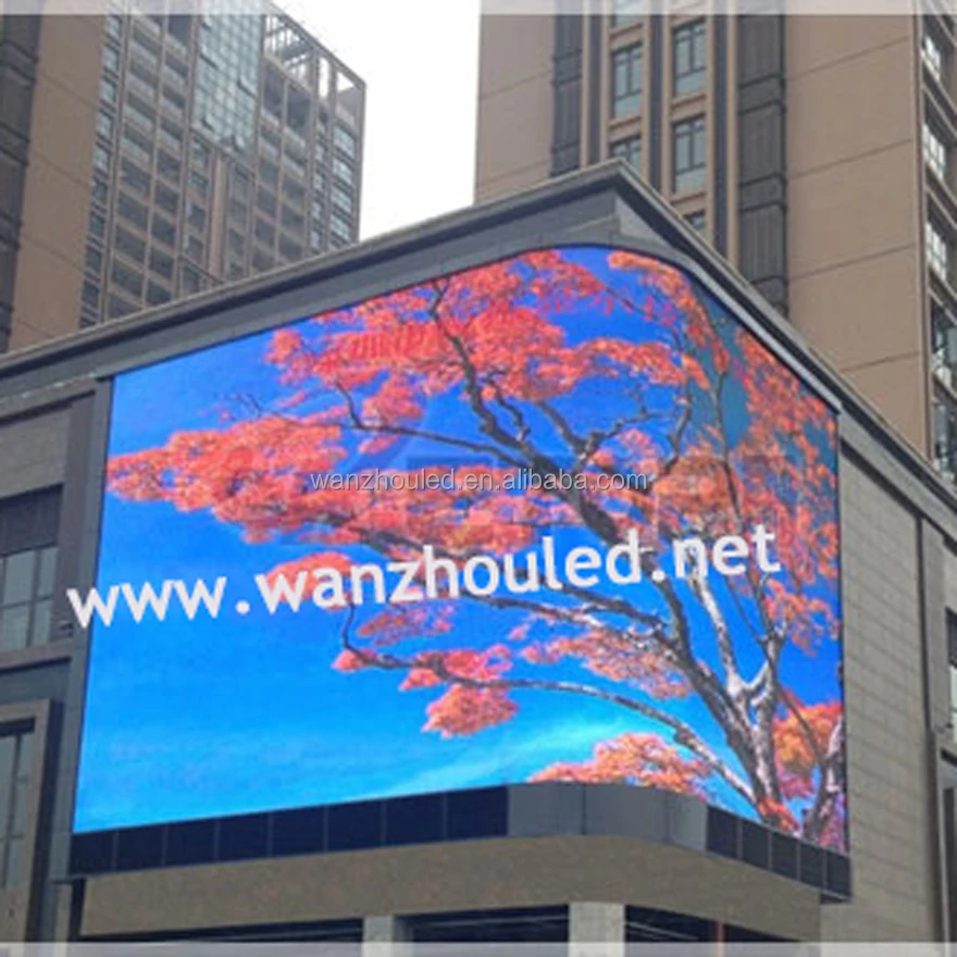 Good Price P10 LED Display Screen for Advertising Building Stage Video Wall Board Pantalla LED P5 3D Curve Screen Panel