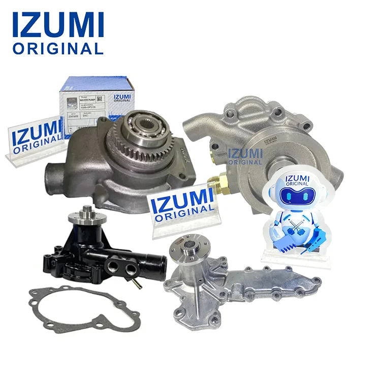 IZUMI ORIGINAL reservdelar till grävmaskin, vattenpump 125-2989 för E320B, E320C, E320D-motor, vattenpump 5I-7693