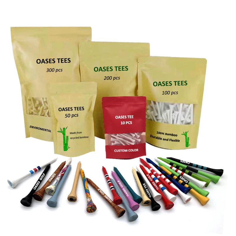 Customized Pack Imprint Wood Bamboo Golf Tee Peg Buy Golf Tees,Custom