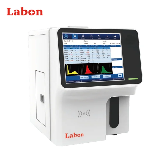 Labon hematology analyzer with 3-part diff fully automated system ABH320