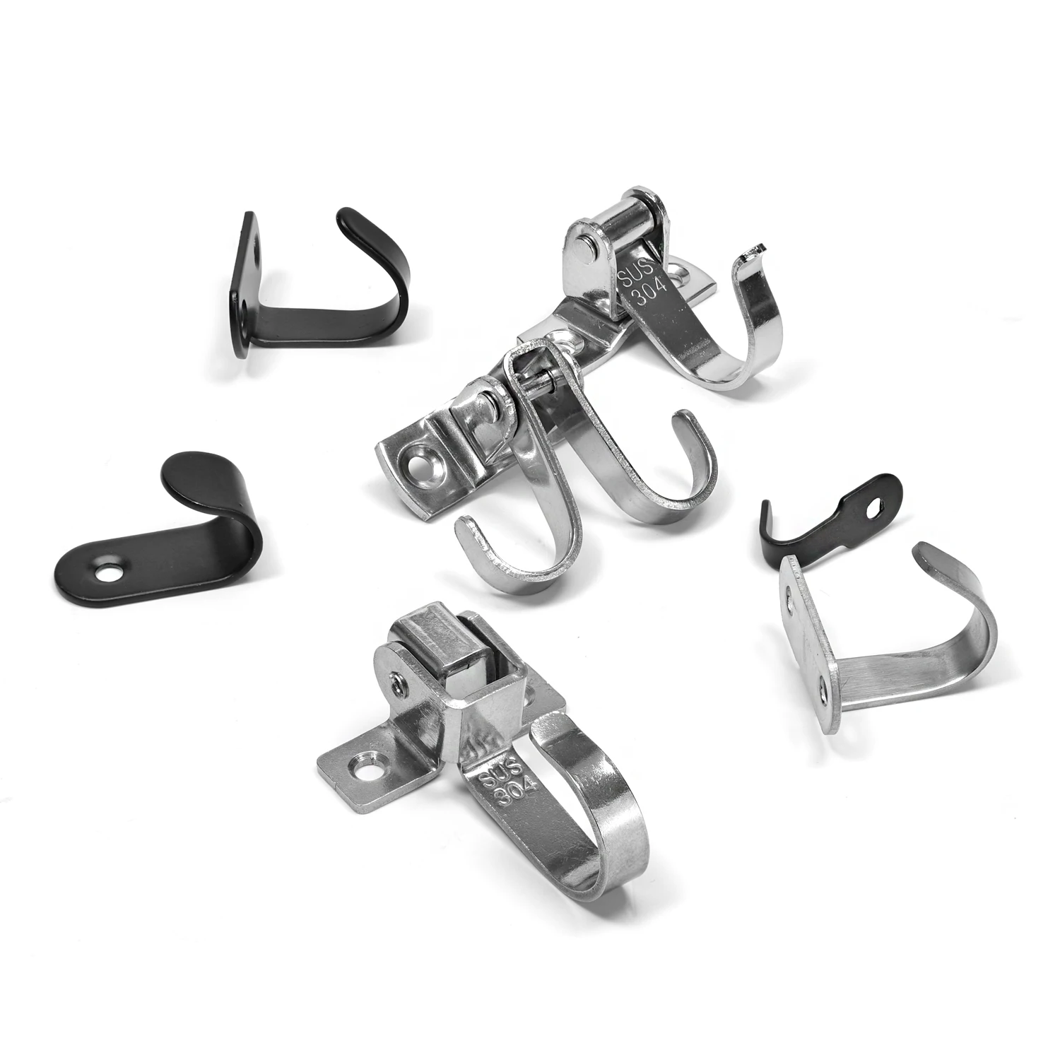 4040 Aluminum Profile 304 Stainless Steel Top Hook 360-Degree Multi-Functional Multi-Directional Multi-Axis Movable Hook Cutting