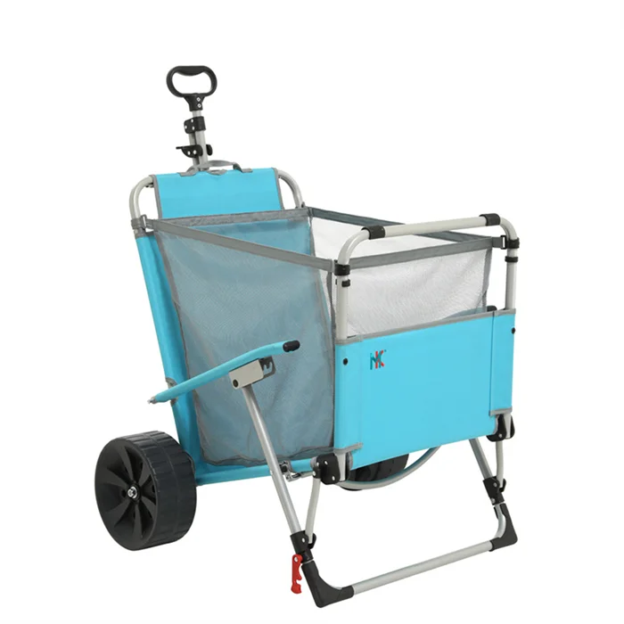 150kgs Tool Trolley Wagon Beach Trolley Cart With 4 Balloon Beach