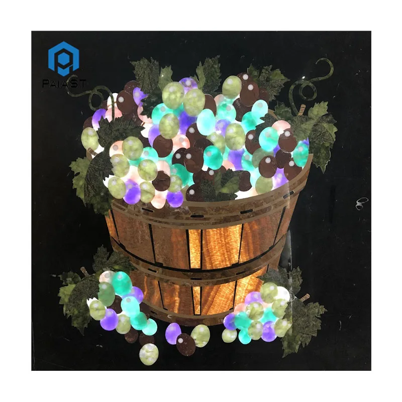 Luxury Waterjet Medallion Onyx Marble Wall Design Photoelectric Lighting Led Stone for Hotel Villa Decor