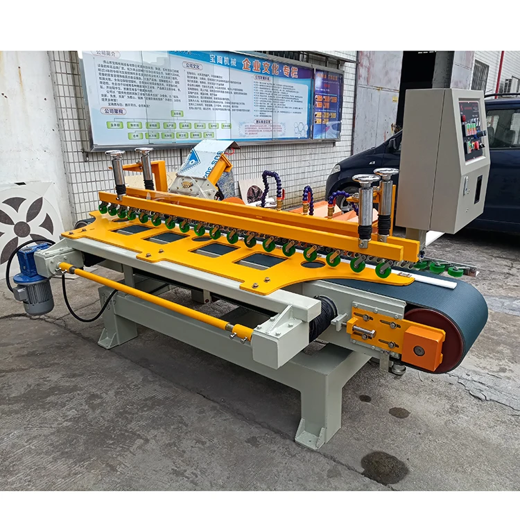 High Productivity Automatic 45 Degree Ceramic Tile Floor Slab Cutting Machine Multi-Functional Sintered Stone Porcelain Motor
