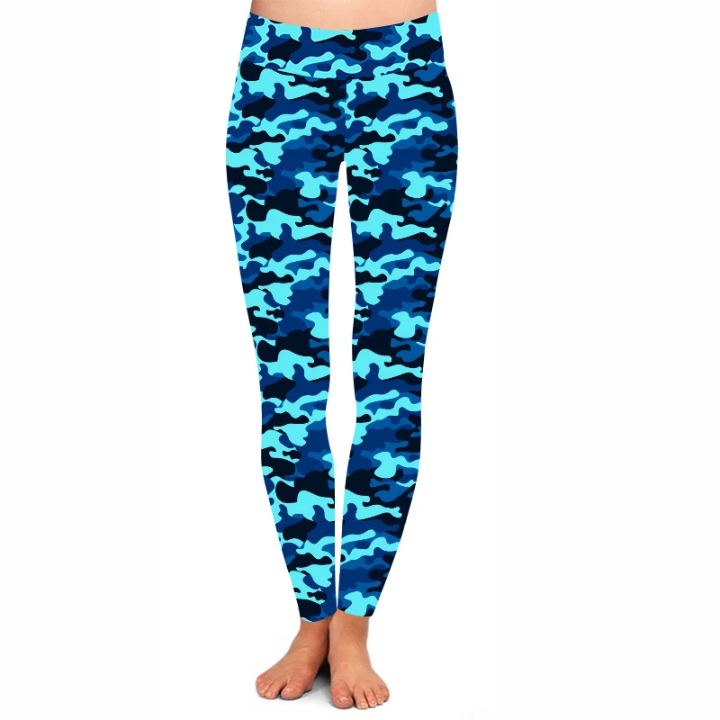 Mallas Azules De Camuflaje Para Mujer,Leggings De Cintura Alta Para  Yoga,Glúteos,Suaves,92% Poliéster,8% Spandex - Buy Azul Camuflaje Polainas  Con Mantequilla De Bebé Product on Alibaba.com