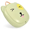Yellow folding toilet