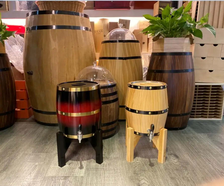 2025 Custom 5L Oak Wine and Beer Keg Steel Bucket for Sale
