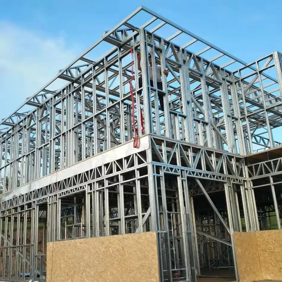Low Cost Solid Prefabricated School Building Steel Structure High Rise Steel Frame House