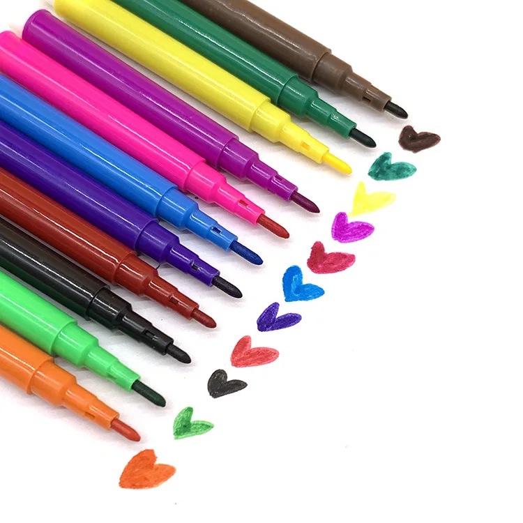 Цветные фломастеры 3/4/5/6 шт.