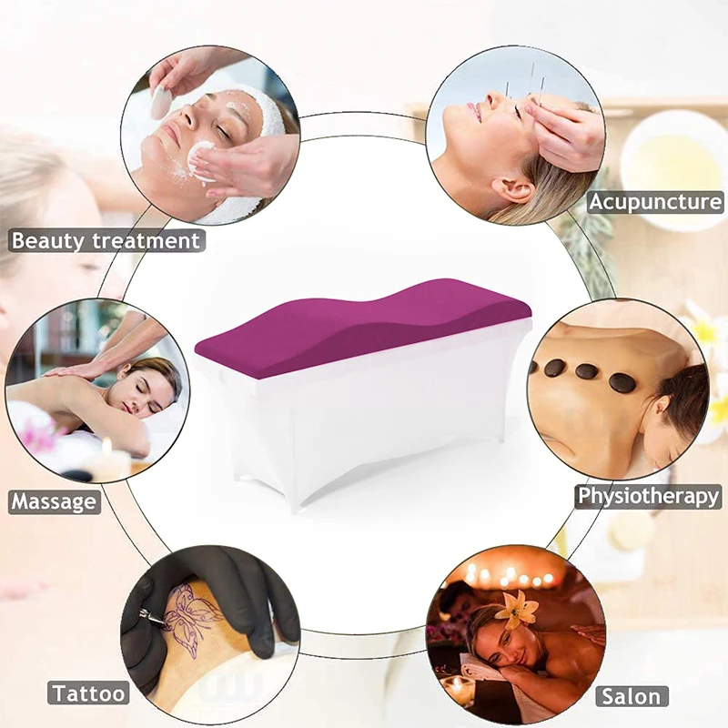 Mattress Eyelash Foam Spa Matees Beauty Bed Curved Topper Beauty Salon ...