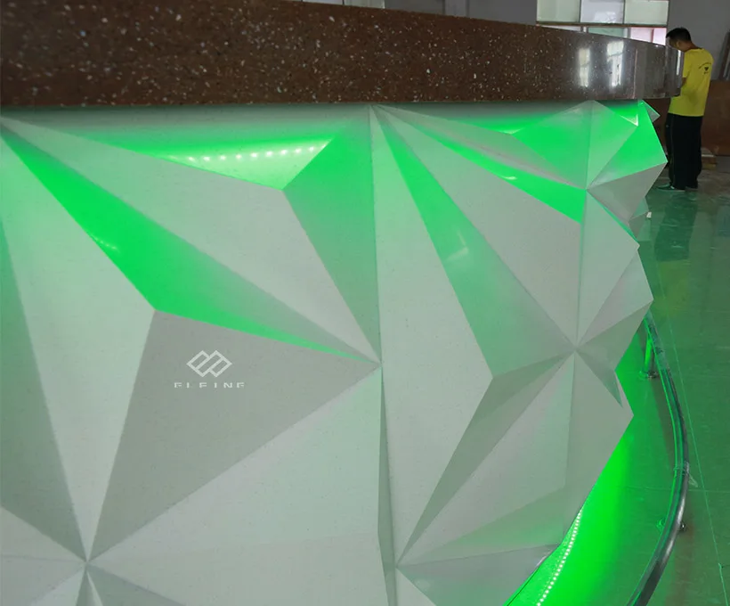 LED Light Sushi bar Counter Restaurant Commercial bar Counter for Sale