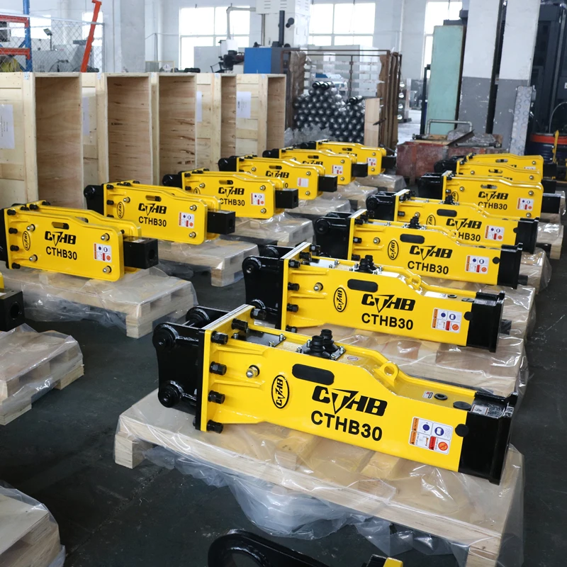 SB30 53mm Chisel Diameter Top Open Type Hydraulic Rock Breaker Excavator Attachment for Construction Machinery Parts
