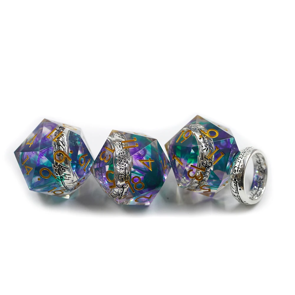 Custom Large 33mm D20 Resin Single Dice for Dungeons and Dragons Game Direct From Manufacturer