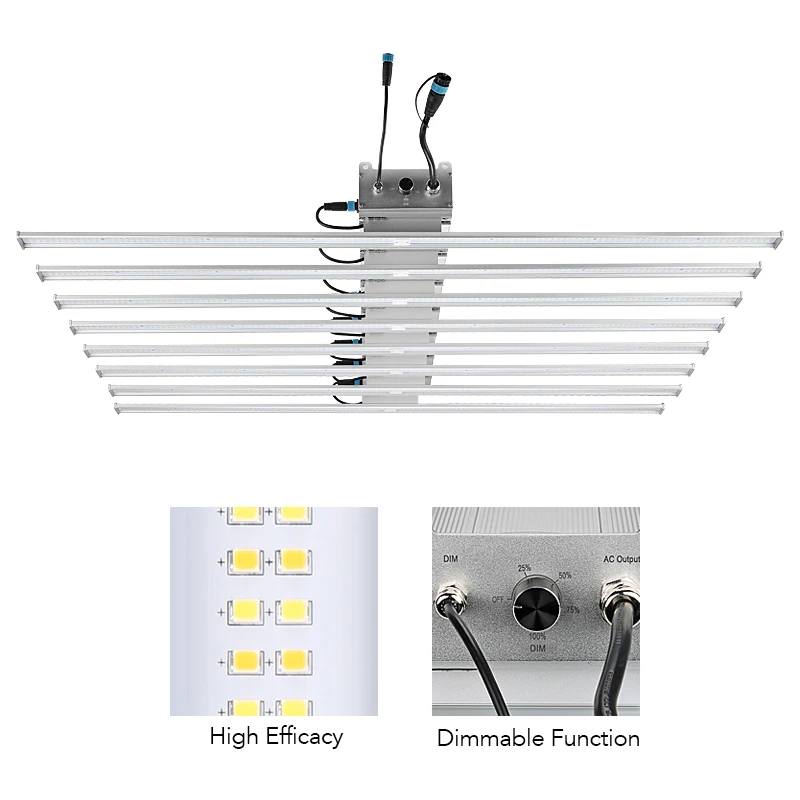Indoor Full Spectrum 640W Spydr Farm Stock In US Veg Bloom Spider Led Grow Light for indoor plants horticulture lighting 2021