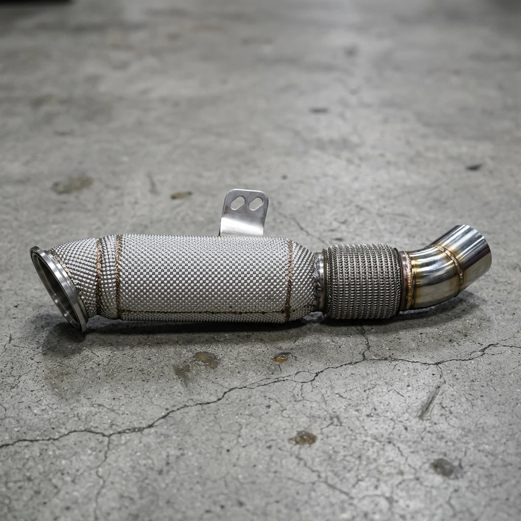1 Straight Downpipe For BMW 3 / 4 / 5 Series 3.0T B58 2018-2023 Racing Exhaust Parts Test Pipes