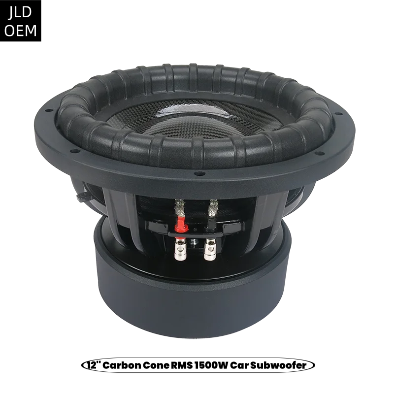 12 Inch RMS 1500W Car Subwoofers with Carbon Fiber Cone Subwoofers with ...
