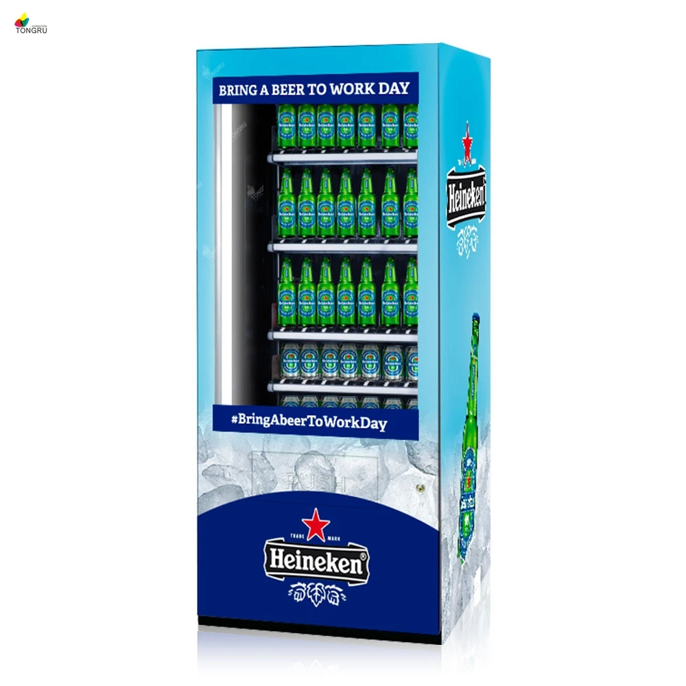 Customized Healthy Soda Modern Combo Chips Vending Machine Hotel Drink Office Diy Empty Design