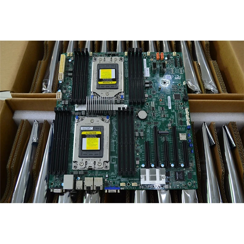 Supermicro H11DSi E-ATX Motherboard With 2x AMD EPYC 7551 64C/128T DDR4 2666 EBa - Foto 6