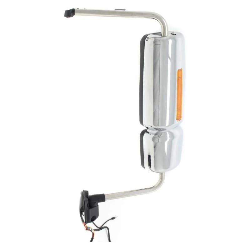Left Driver Side Manual Folding Chrome Cover Door Mirror 3678815C92 Fit for International WorkStar 7600 Trucks