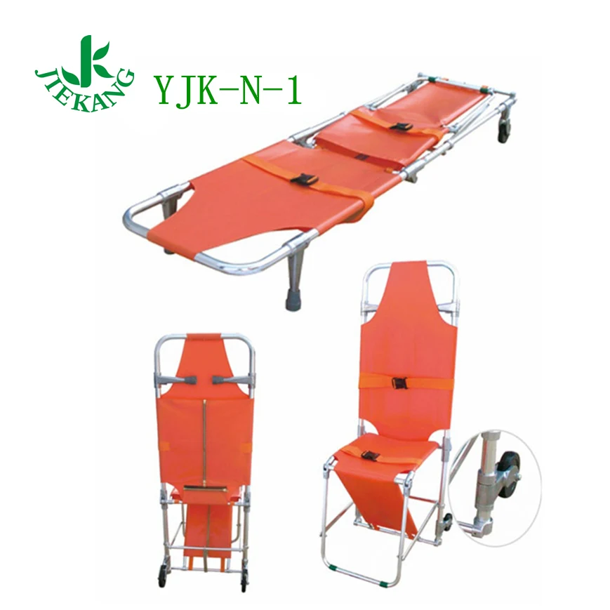 Aluminum Alloy Metal Light High Strength Rescue Emergency Folding Stretcher For Sale