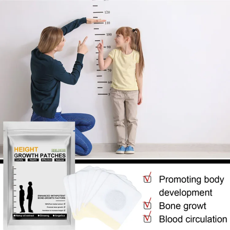 New Height Increase Foot Patch Conditioning Body Grow Taller Plaster Promote Bone Growth Feet Sticker Promote Care Foot Patch