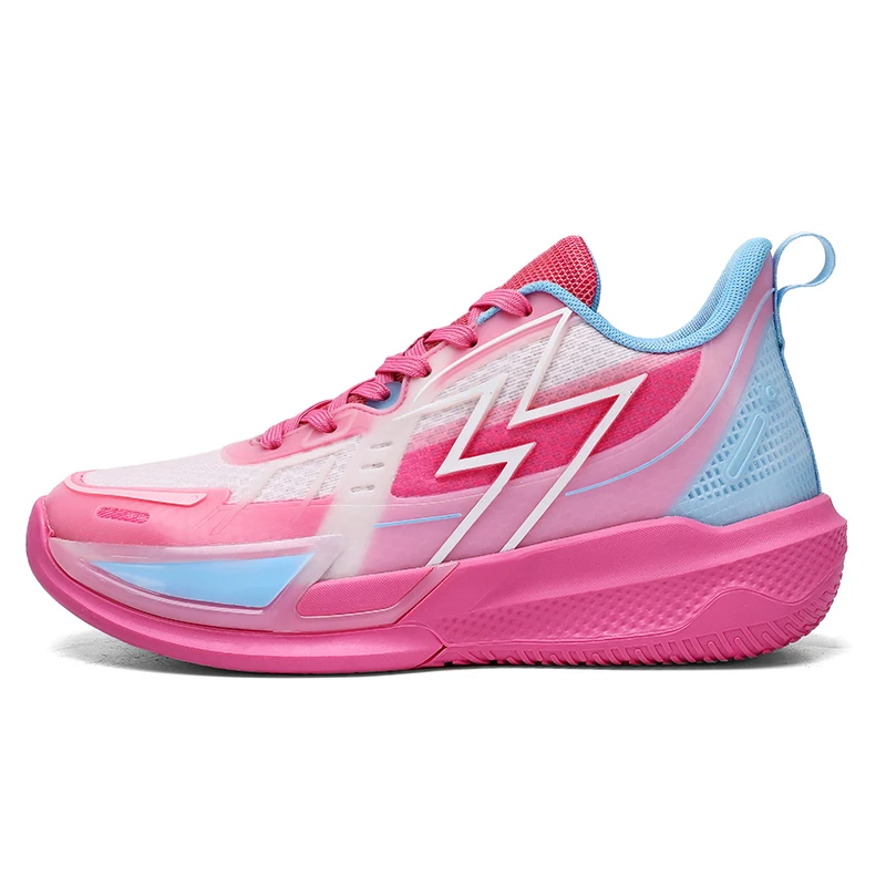 2024 Brand Logo Customize Professional Rebound Soft Men Outdoor Sports Sneakers Colorful Breathable Mesh Women Basketball Shoes